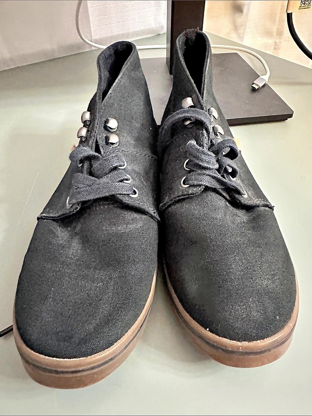 Vans Chukka Low Black & Brown High Top Sneakers US 8.0